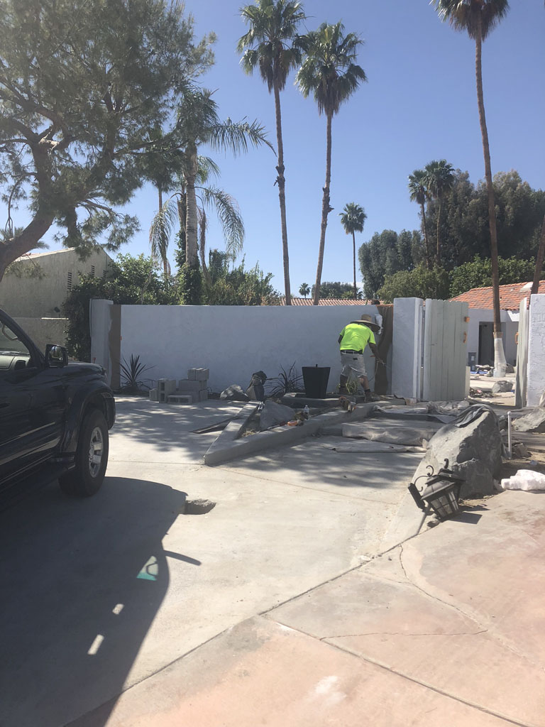 Stucco wall paint