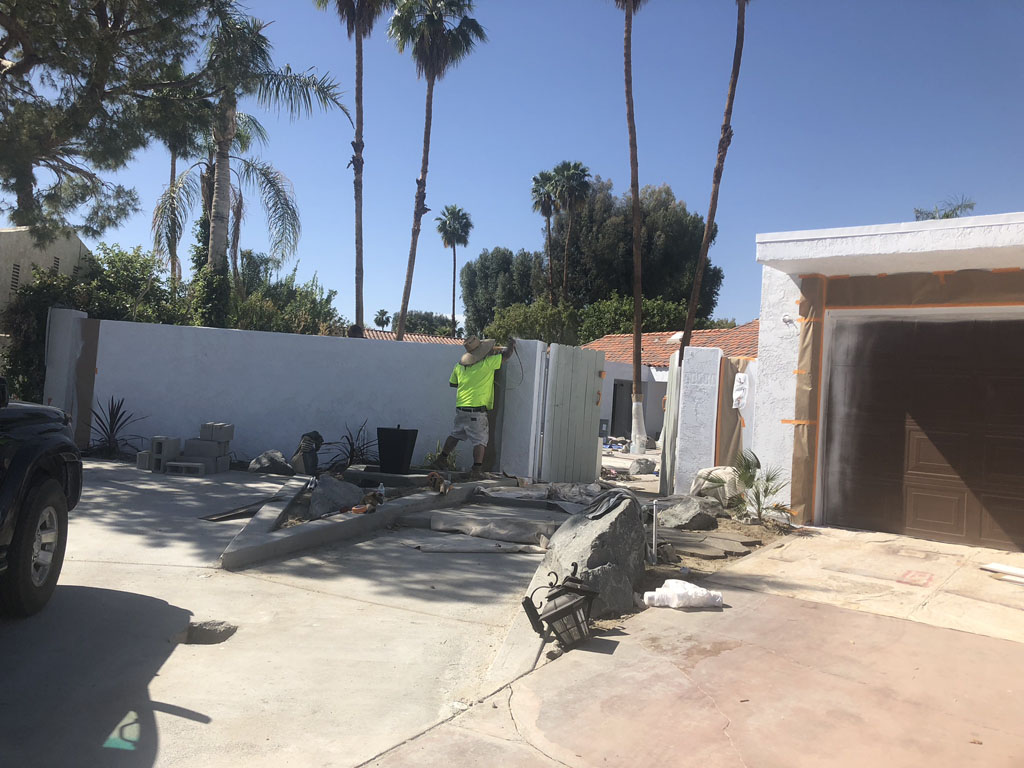 Stucco wall paint