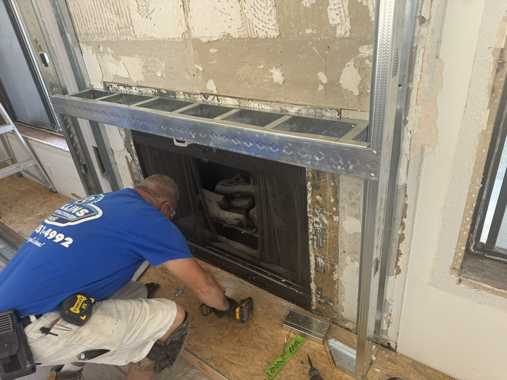 Fireplace framing