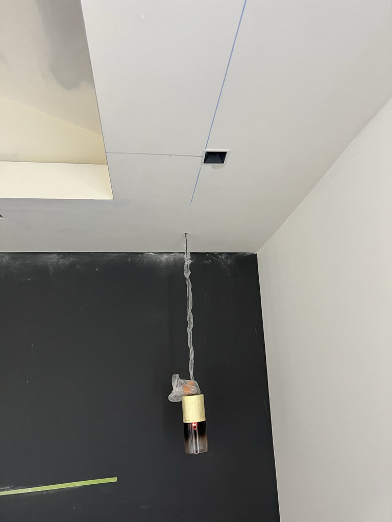 Vaulted ceiling paint and lights