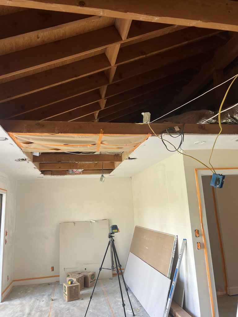 Vaulted ceiling