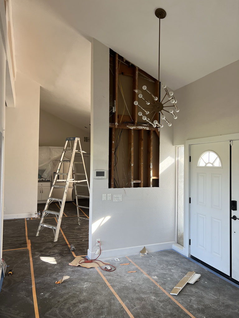 Interior remodeling