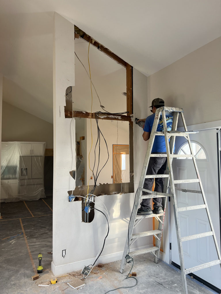 Interior remodeling
