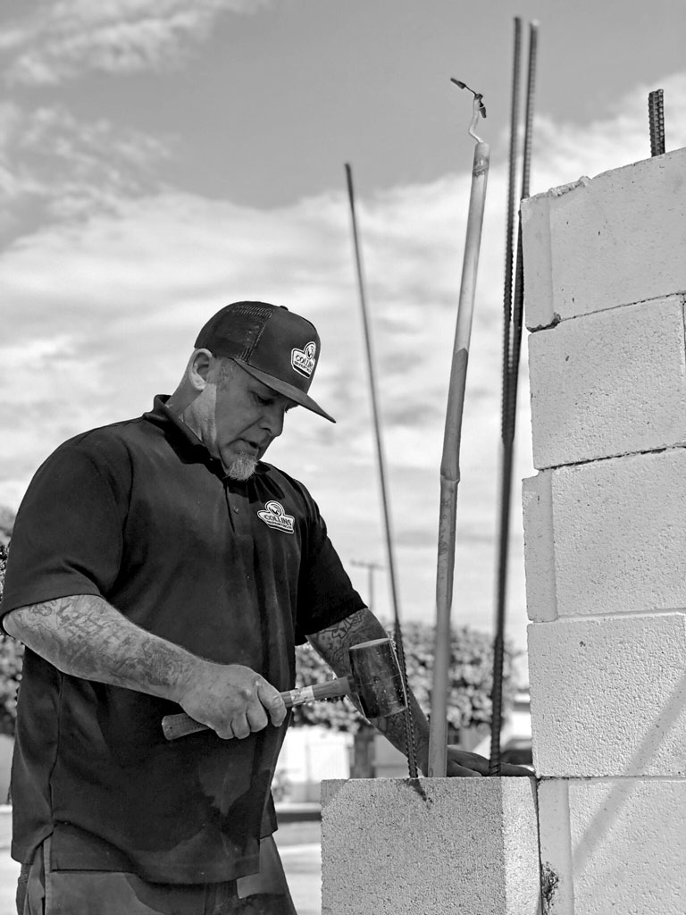 Block wall repair