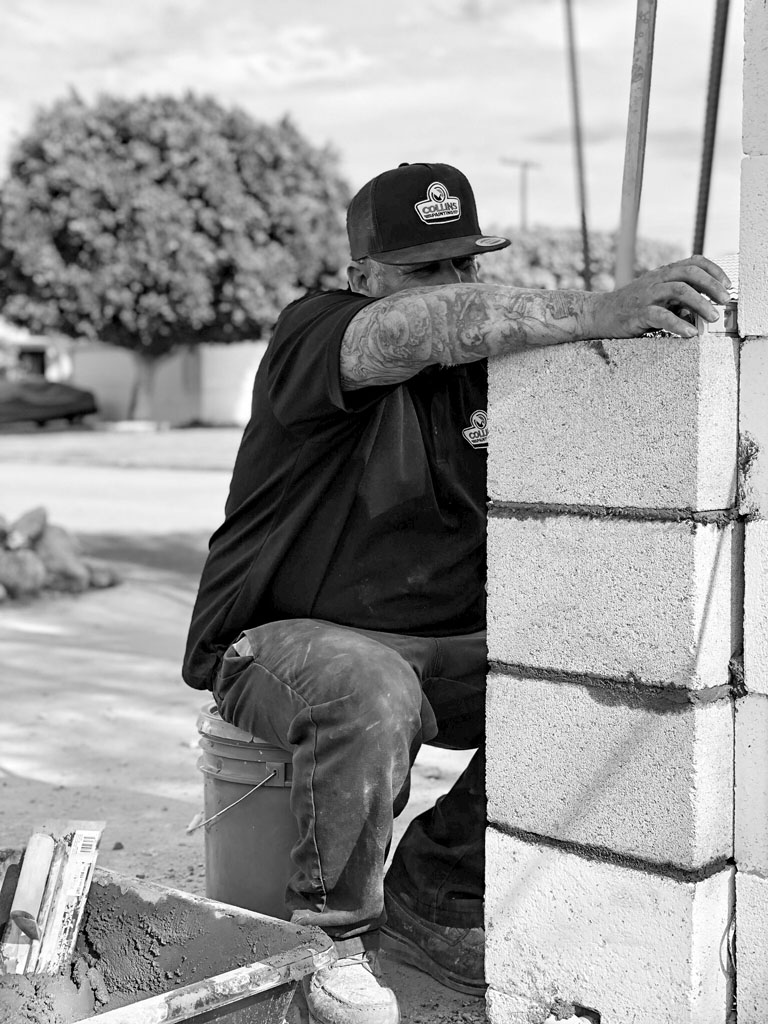 Block wall repair