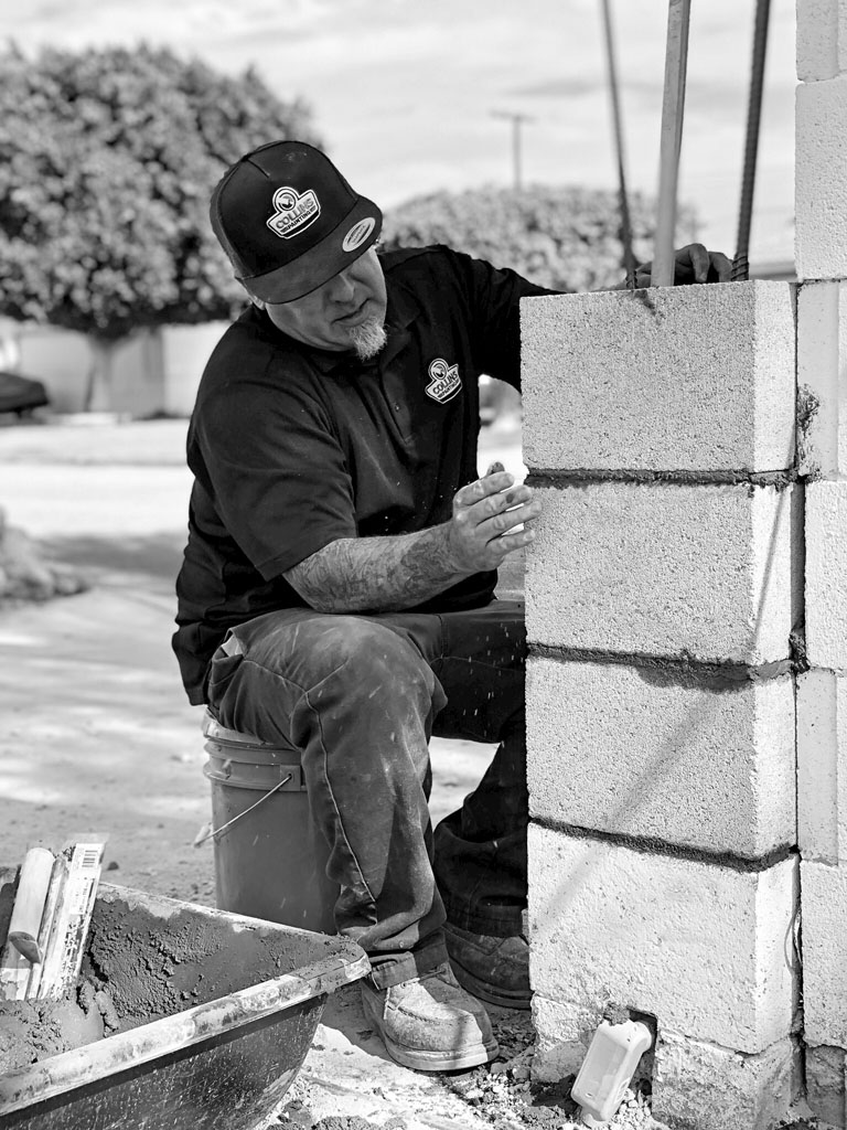 Block wall repair
