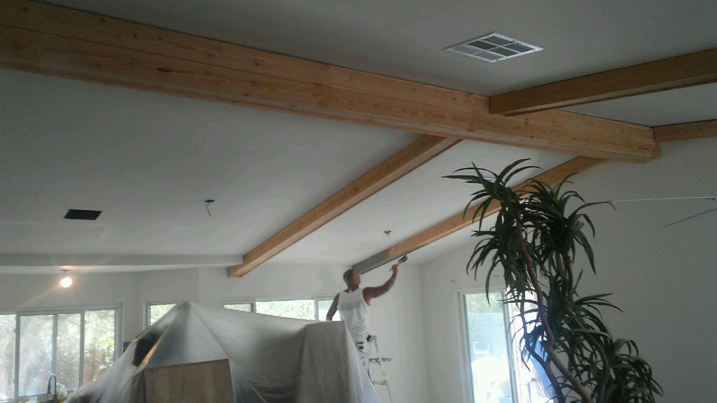 Carpentry with stain