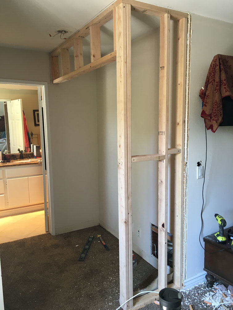 Closet construction