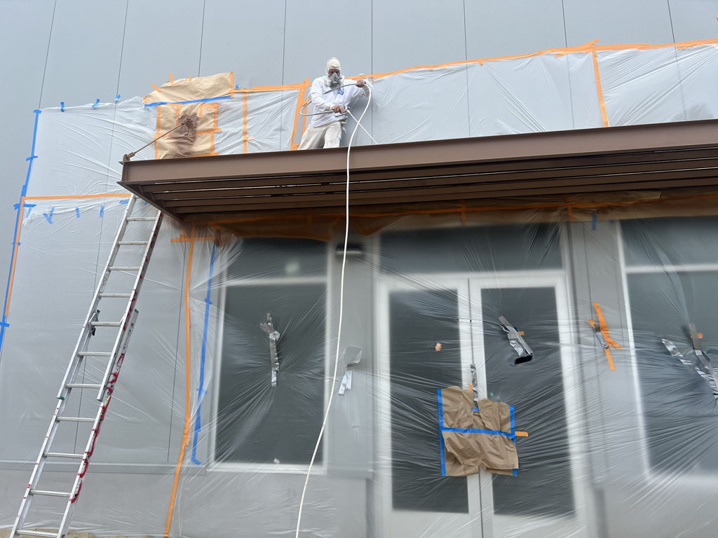 Commercial exterior paint