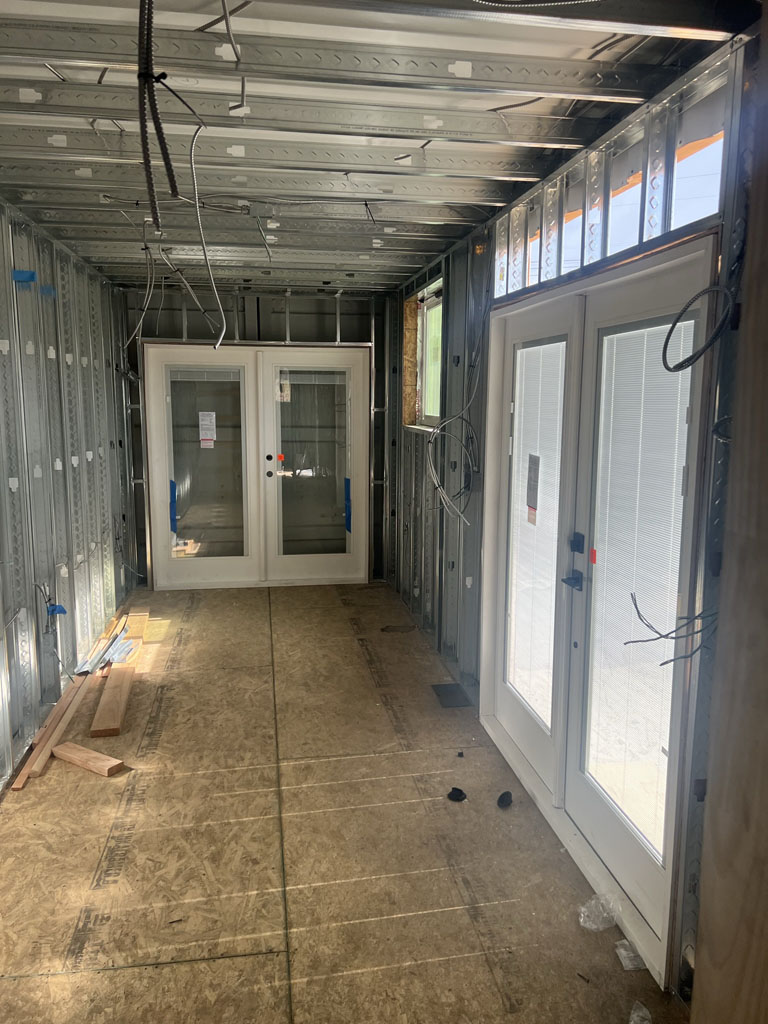 Container house build