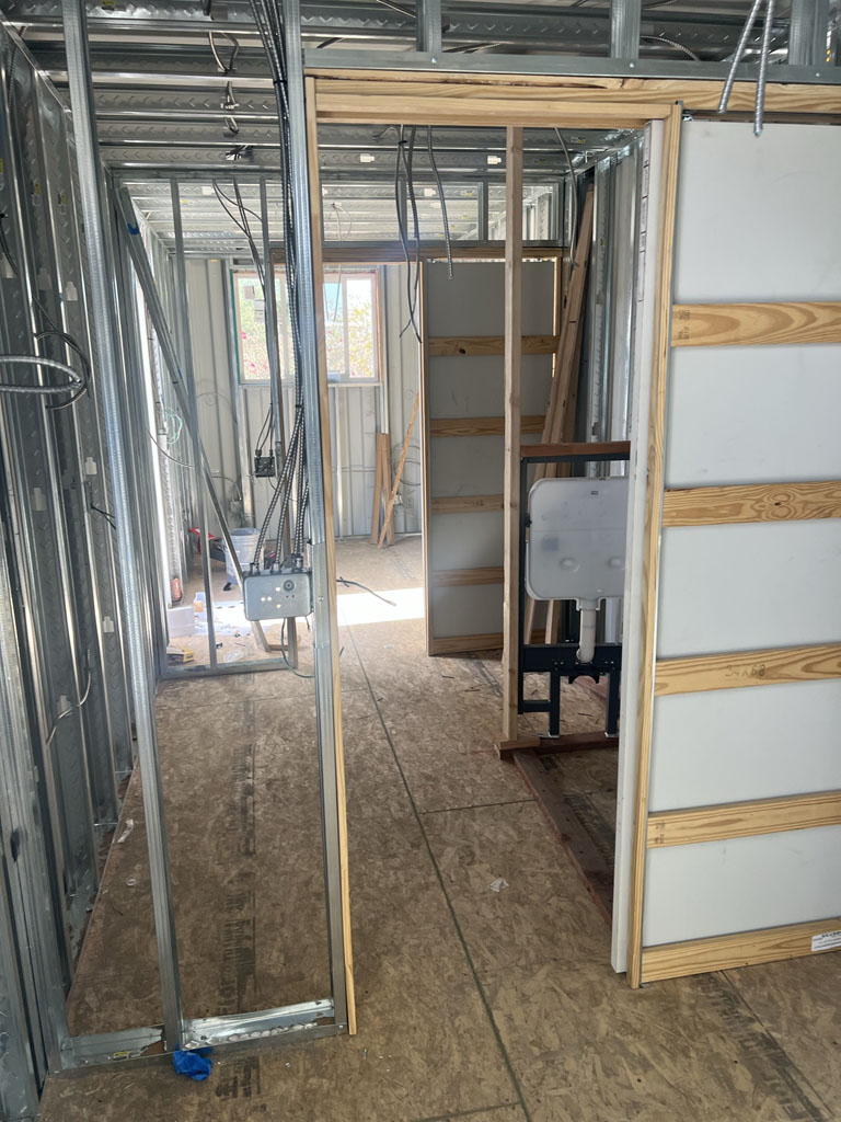 Container house build