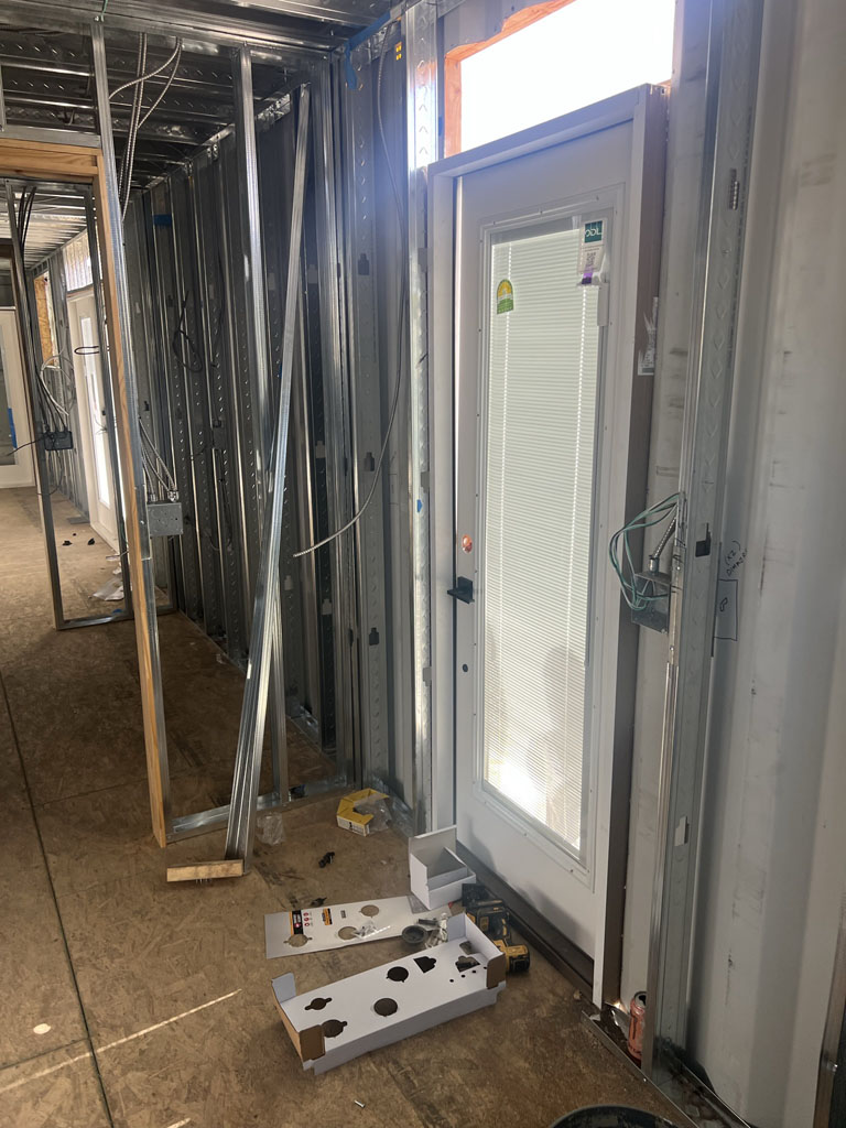 Container house build