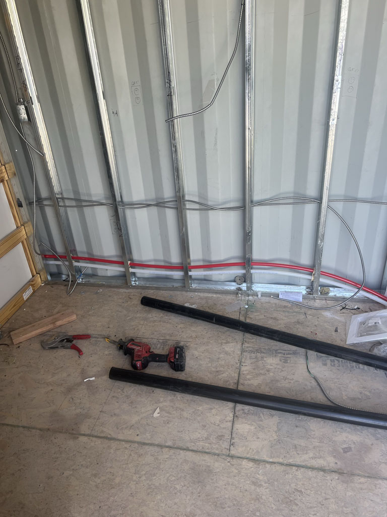 Container house build