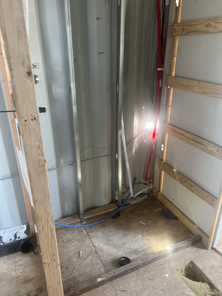 Container house build