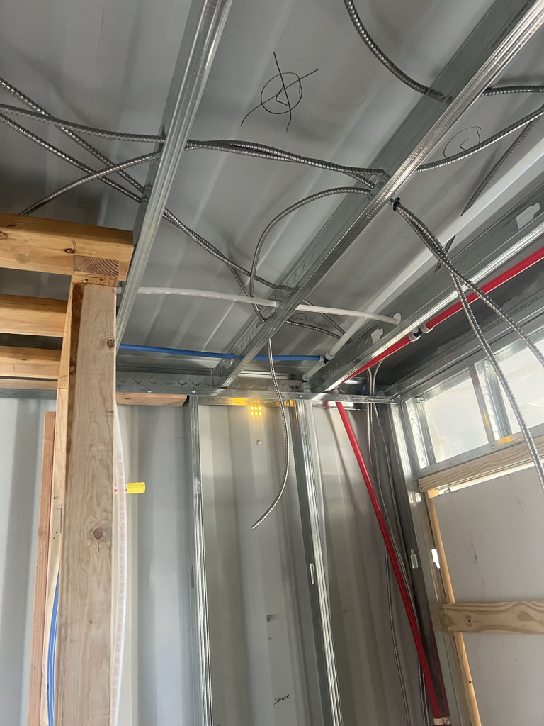 Container house build