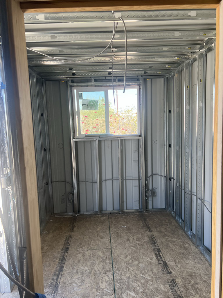 Container house build