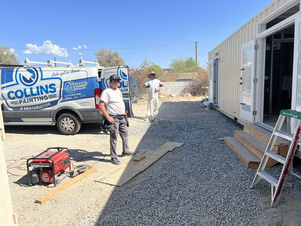 Container house build