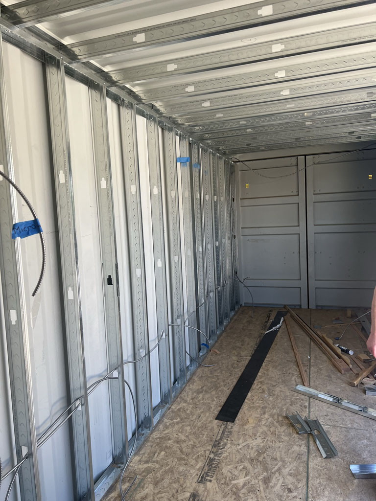 Container house build