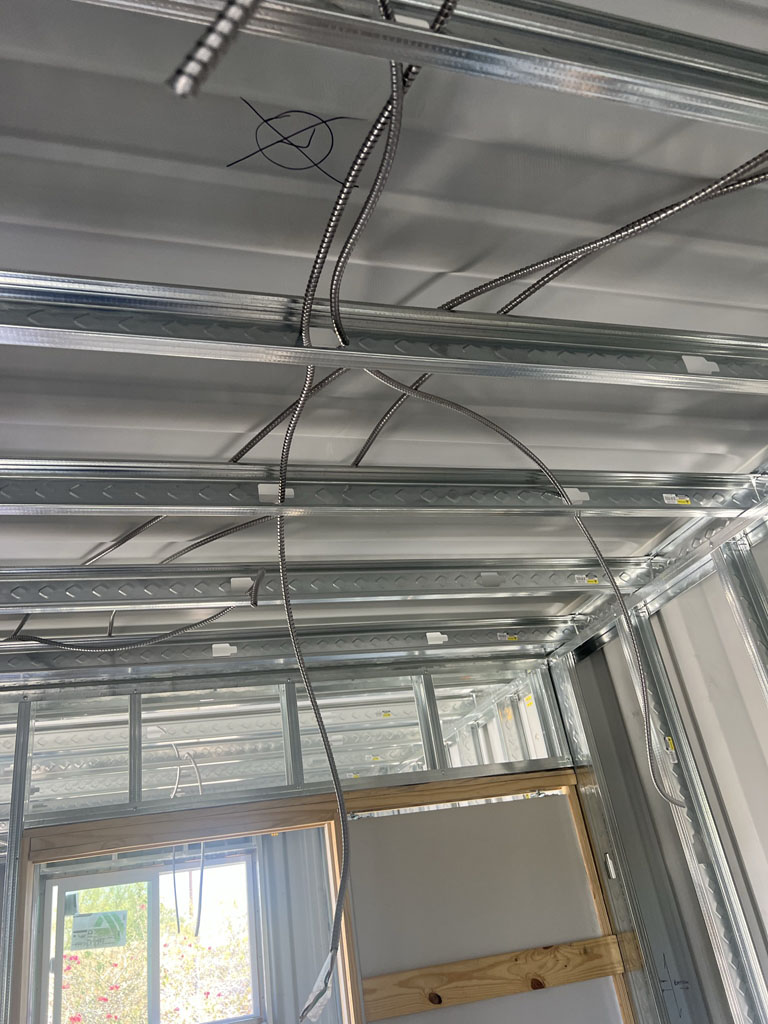 Container house build