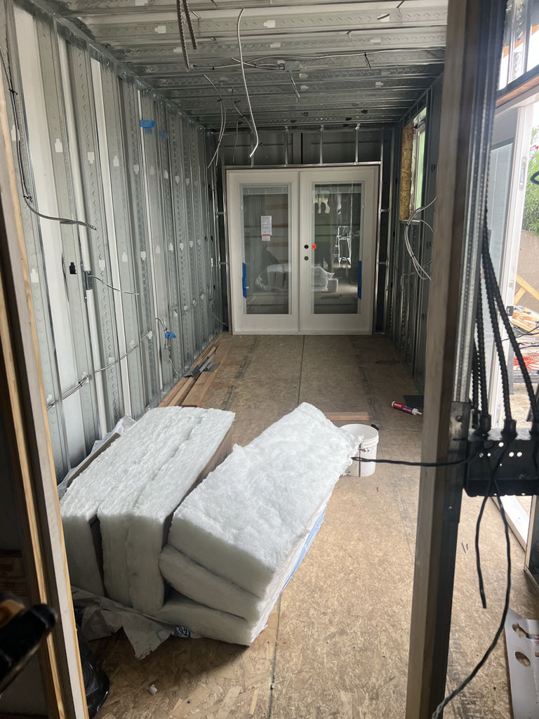 Container house build
