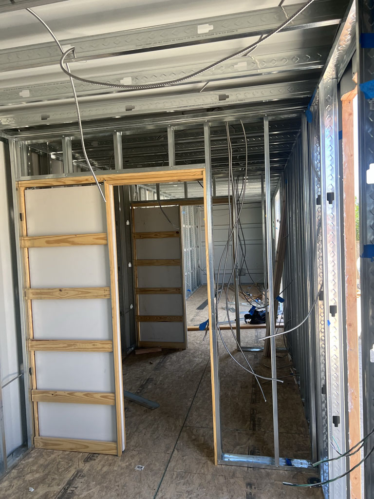 Container house build