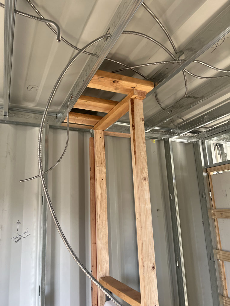 Container house build