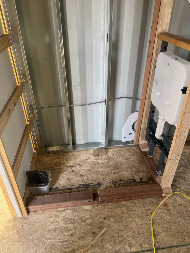 Container house build