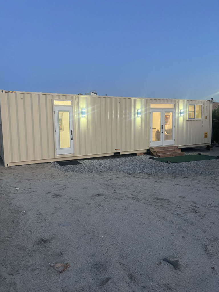 Container house build