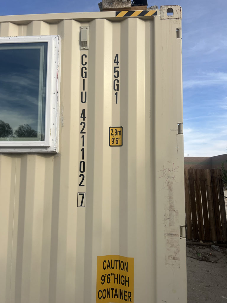 Container house build