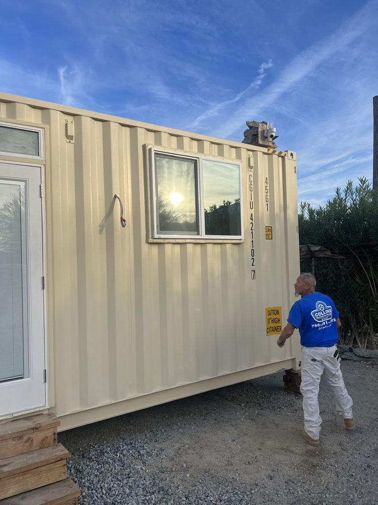 Container house build