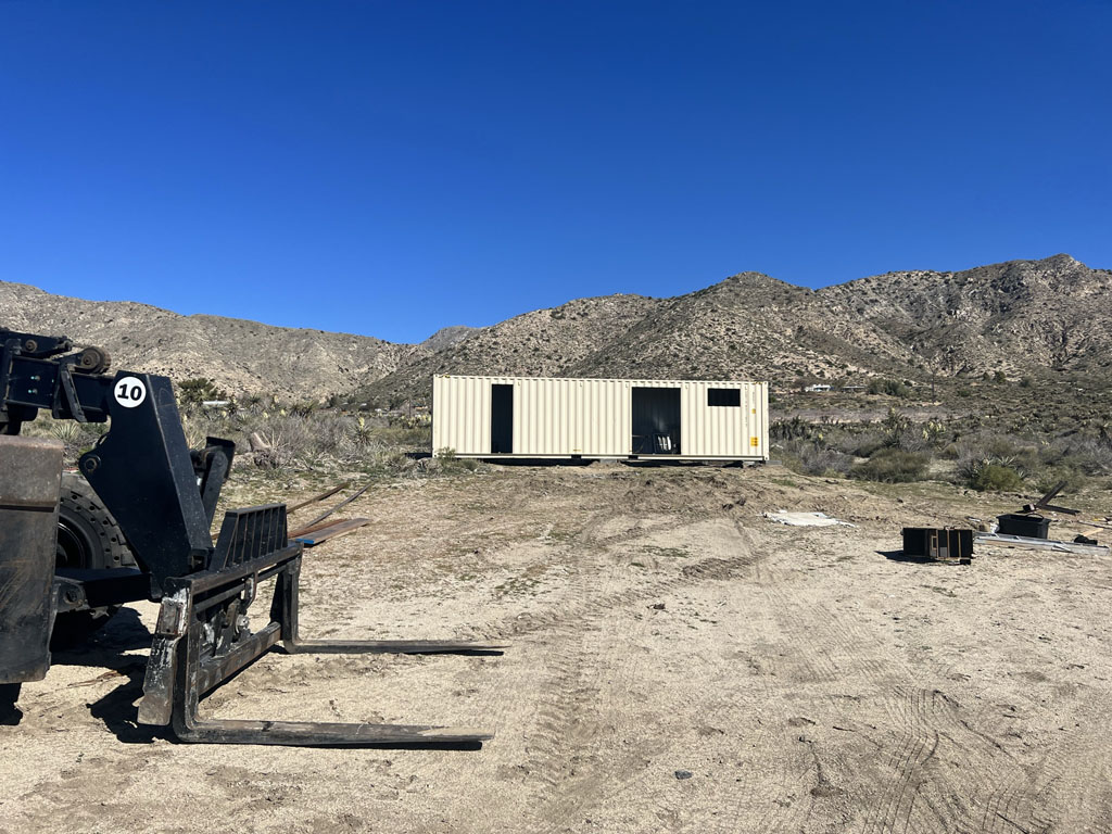 Container house build