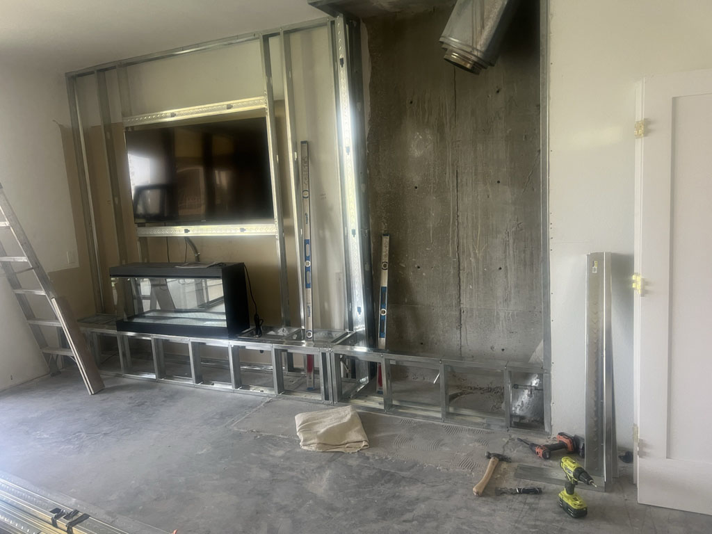 Fireplace remodel