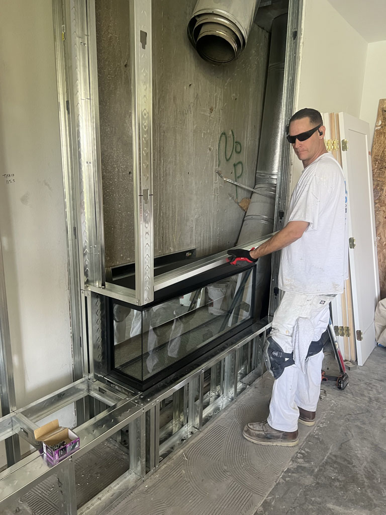 Fireplace remodel