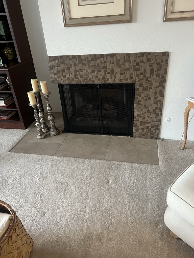 Fireplace remodel