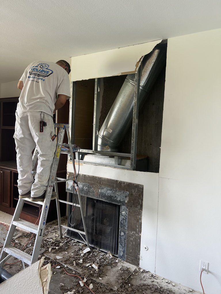 Fireplace remodel