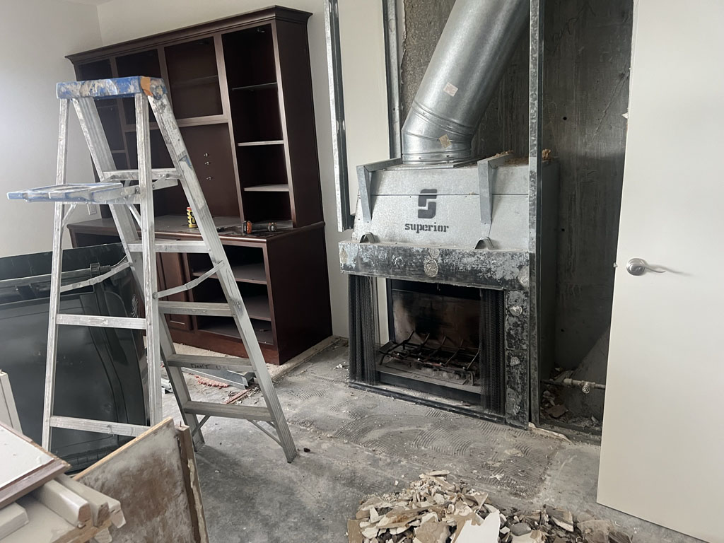 Fireplace remodel
