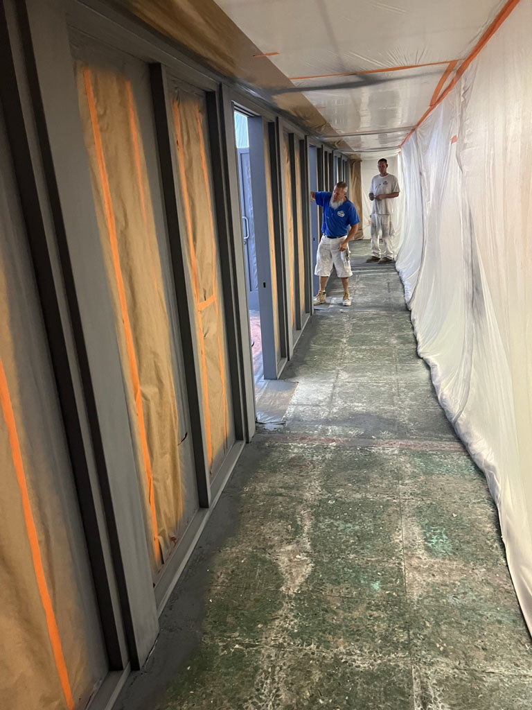 Commercial painting and remodel