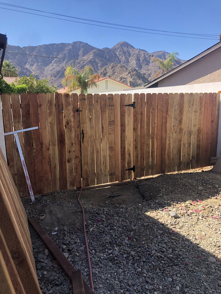 Fence construction