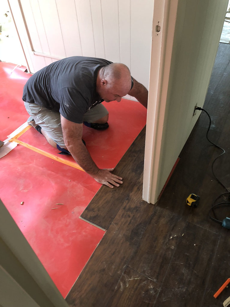 Flooring install