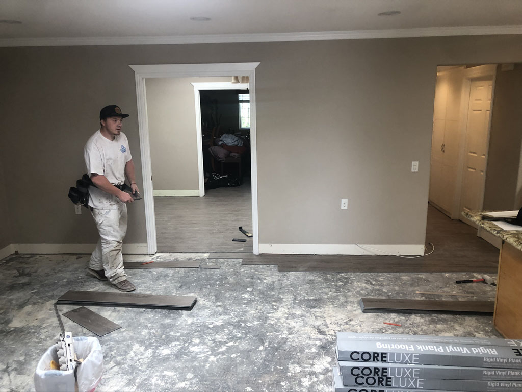 Flooring install