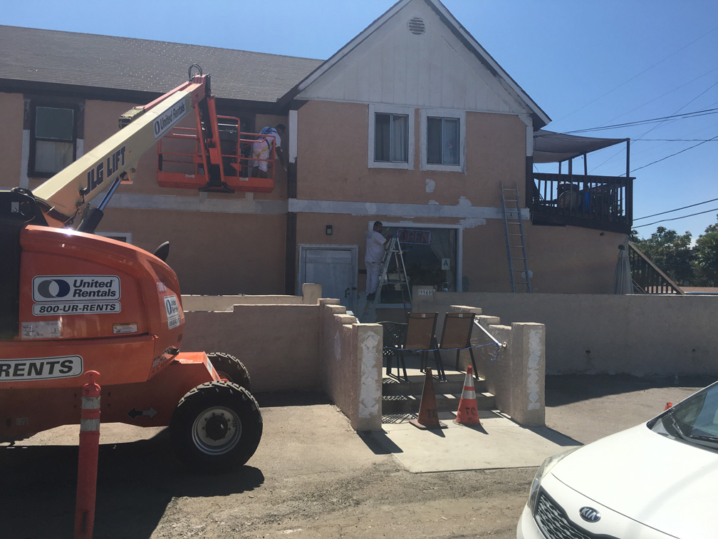 Exterior renovation and painting