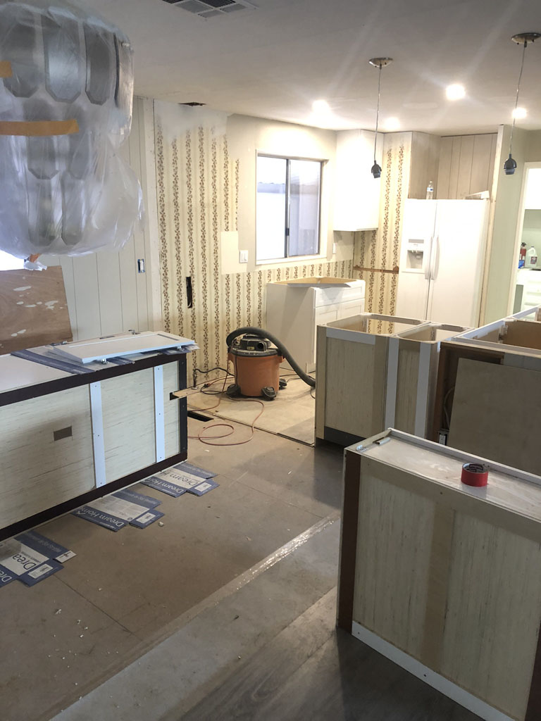 Manufactured home remodeling