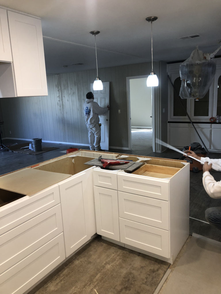 Manufactured home remodeling
