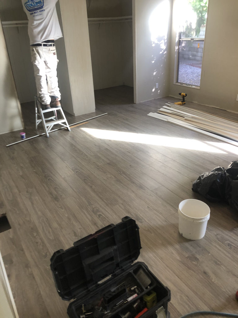 Flooring install