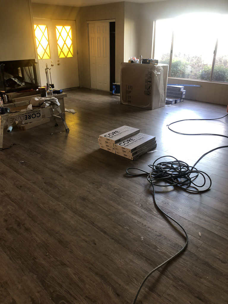 Flooring install