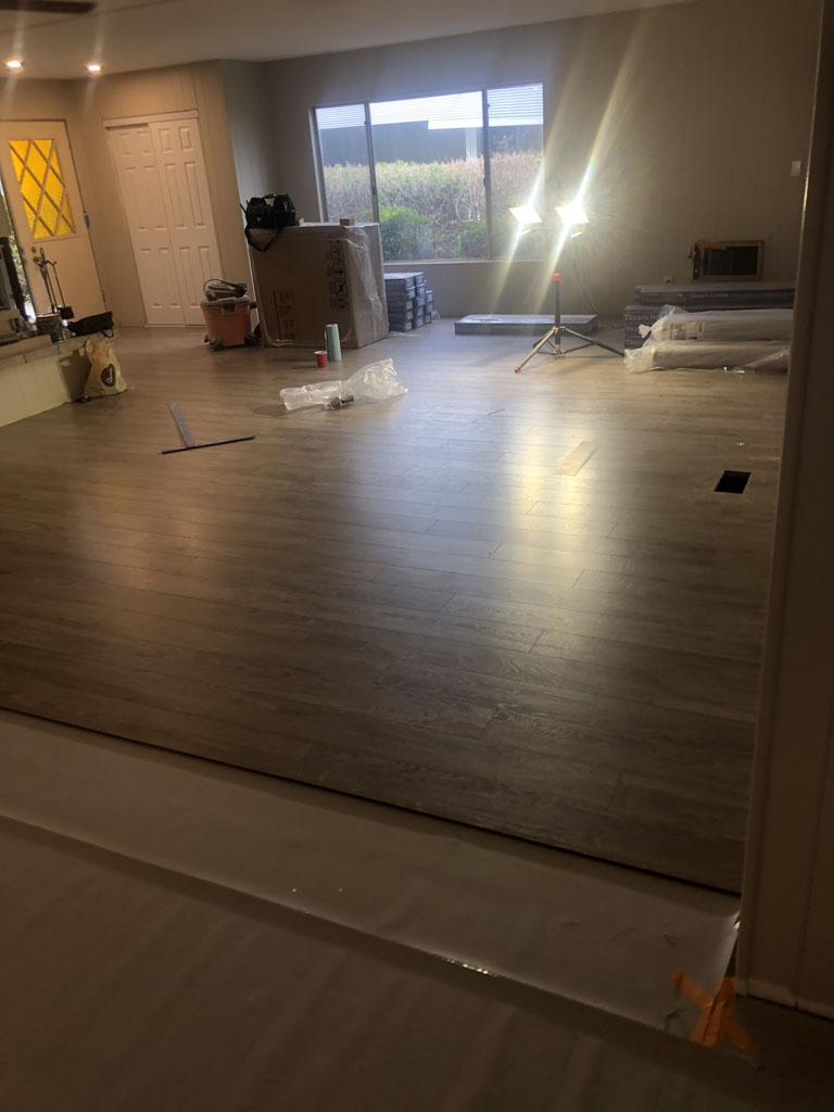 Flooring install