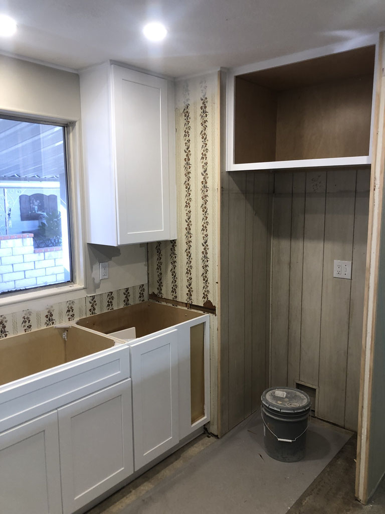Kitchen remodel mobile home