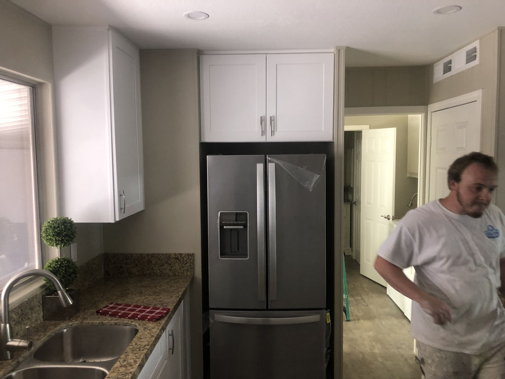 Kitchen remodel mobile home