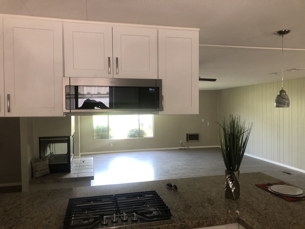Kitchen remodel mobile home