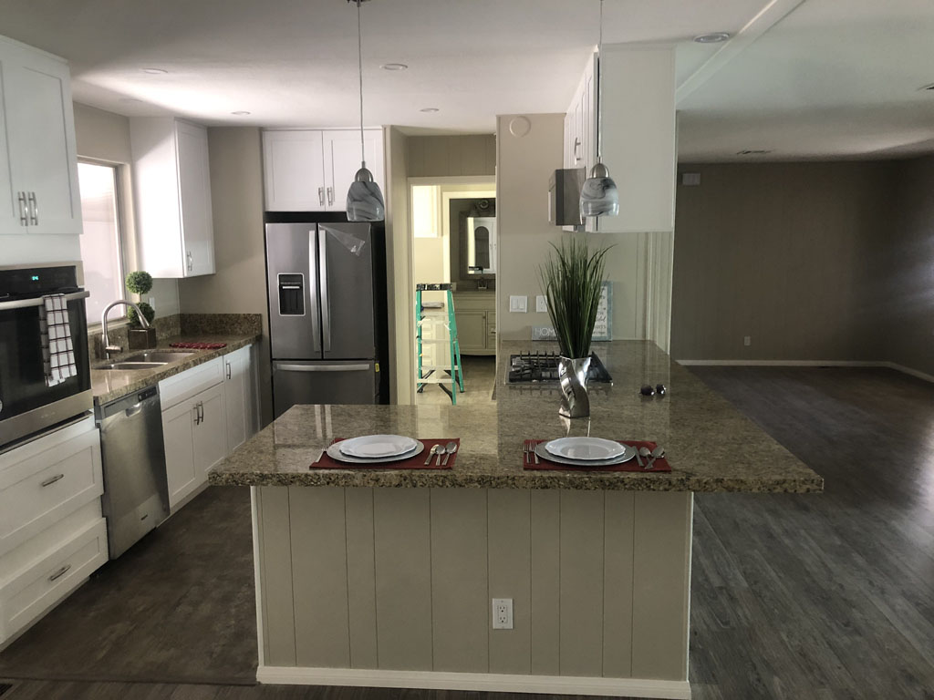Kitchen remodel mobile home